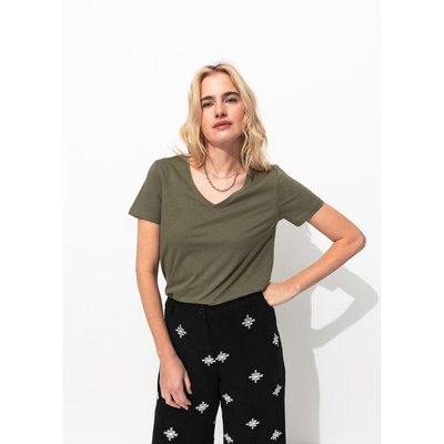 T-shirt col V PROMOD