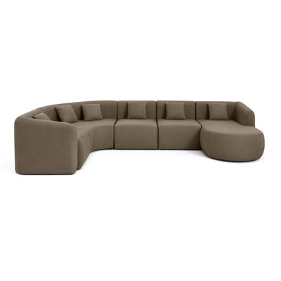 Canapé d'Angle droit en Tissu 6 places - IKARE LISA DESIGN