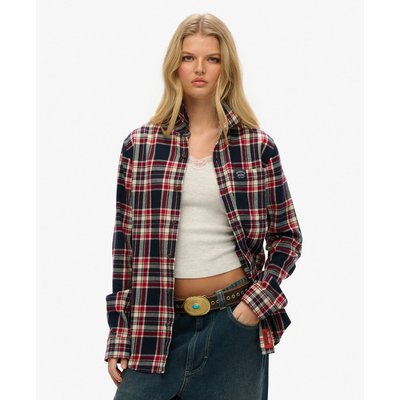 Chemise de bûcheron oversize en coton à manches longues SUPERDRY
