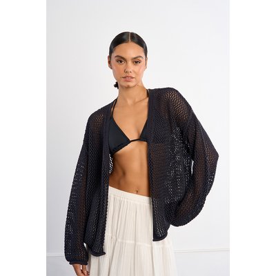 Gilet en maille ajourée LILI SIDONIO