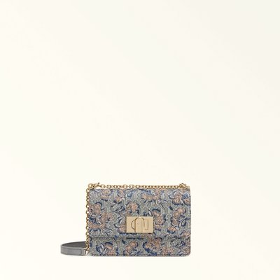 Carteira pequena, em pele, com alça a tiracolo, FURLA 1927 FURLA