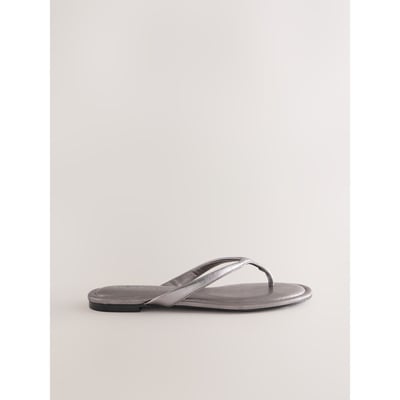 Tongs en cuir à bout rond forever comfort® NEXT