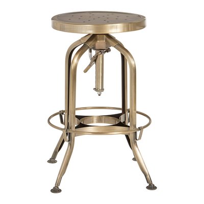 Steel Adjustable Bar Stool SO'HOME