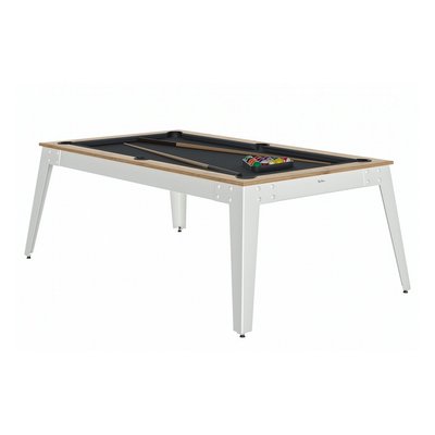 Billard Steel Chene Sable Pieds Blanc Drap Gris Ardoise RENE PIERRE