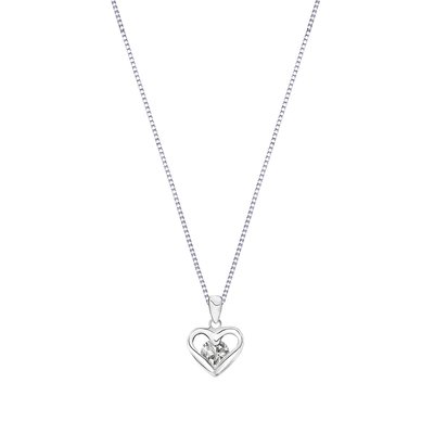 Collier en argent 925 CUORI BLUESPIRIT