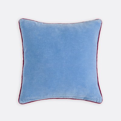 Gusali Square Two-Tone Velour Cushion Cover 50x50cm LA REDOUTE INTERIEURS