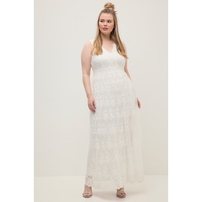 Robe blanche coton dentelle La Redoute