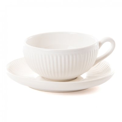 Tasse à thé et sous tasse pétale   (lot de 6) AMADEUS
