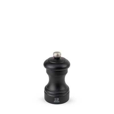 Bistro Moulin à sel manuel en bois couleur noir mat 10 cm PEUGEOT