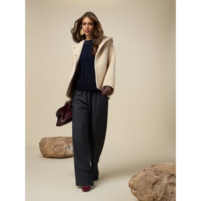 Pantalon jogger large en flanelle OLTRE