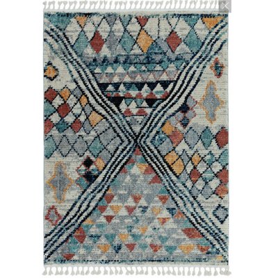 Tapis de salon à franges styles berbère ARYN NOVATREND