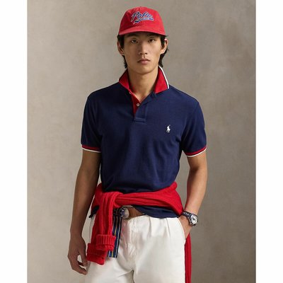 Polo entallado con bordes en contraste POLO RALPH LAUREN