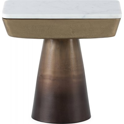 Table d'appoint marbre, design doré RECOLLECTION