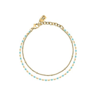 Bracelet en acier et email LA PETITE STORY