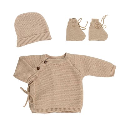 Bonnet et chaussons naissance La Redoute