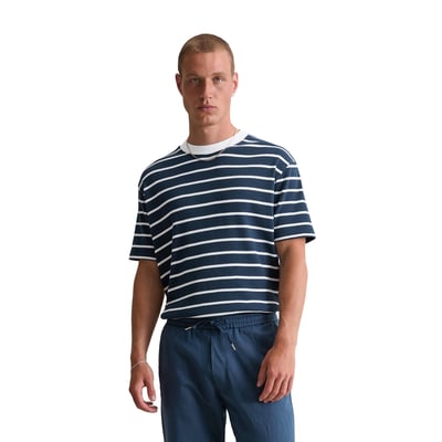 T-shirt relaxed en jersey gaufré doux MARC O’POLO DENIM