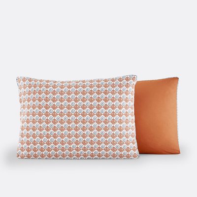 Pessoa Geometric 100% Cotton Pillowcase LA REDOUTE INTERIEURS