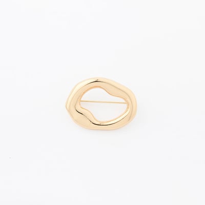 Broche ovale irrégulière - Collection Recyclée BALABOOSTE