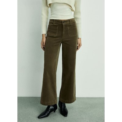 Pantalon Catherin style jupe-culotte velours côtelé MANGO