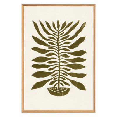 Tableau Mural Encadré Feuille Verte NATURE ÉVASION CEANOTHE