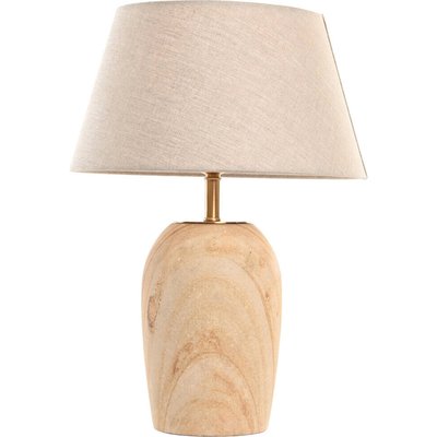 Lampe de table en laiton et bois finition  doré élégante RECOLLECTION