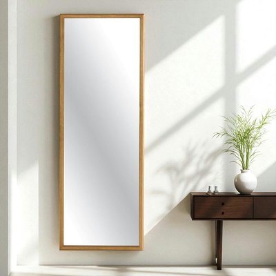 Miroir d'entrée vertical - cadre bois clair 140 cm IENA PIER IMPORT