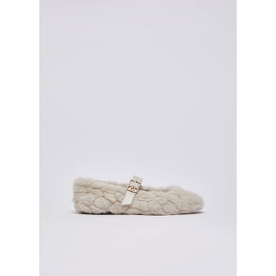 Ballerines en imitation fourrure LIU JO