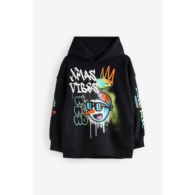 Sweat à capuche avec motif de noël NEXT