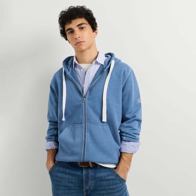 Sweat-Shirt À Capuche Et Fermeture Éclair Coupe Regular PEPE JEANS