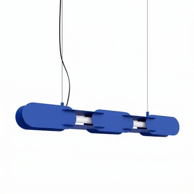 Suspension Acier Outremer LED 1 Chain EDEN