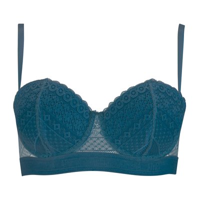 Soutien-gorge bandeau à armatures souples  dentelle ATHENA