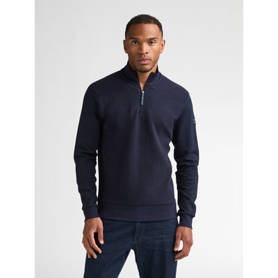 Pull col zippé en coton forgecrest PETROL INDUSTRIES