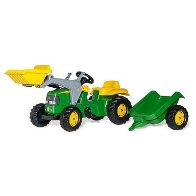 rollyKid John Deere pell Lader avec remorque ROLLY TOYS