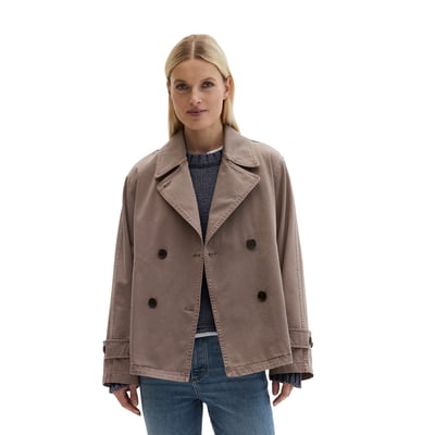Veste caban relaxed garment-dyed en sergé de coton organique MARC O'POLO