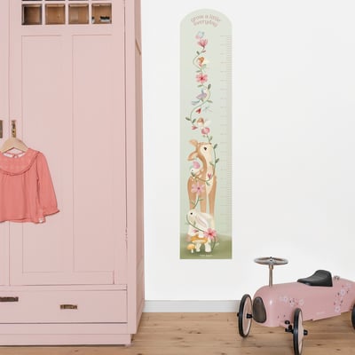 Toise murale autocollante pour enfant Forêt enchantée LITTLE DUTCH