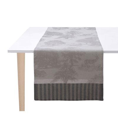 Chemin de table en Lin, SOUVERAINE LE JACQUARD FRANCAIS
