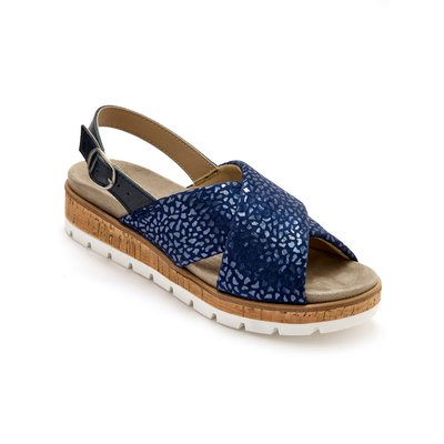 Sandales extensibles doublure cuir PEDICONFORT