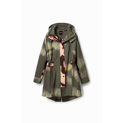 Parka double tie and dye - GREEN - S DESIGUAL