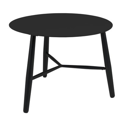 Table basse de jardin en aluminium noir Ø 60 cm STOCKHOLM PIER IMPORT