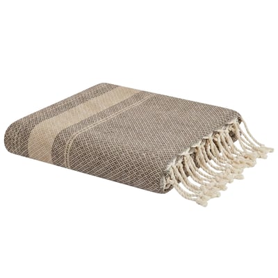 Fouta tunisienne 1x2m coton recyclé jacquard oeil d'oiseau Spargi REVA COLLECTION SEVIRA KIDS