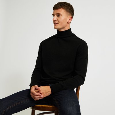 Pull col roulé en mélange laine cachemire, Oeko-tex MONOPRIX