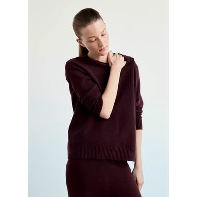Pull de pyjama en maille à col V MANGO