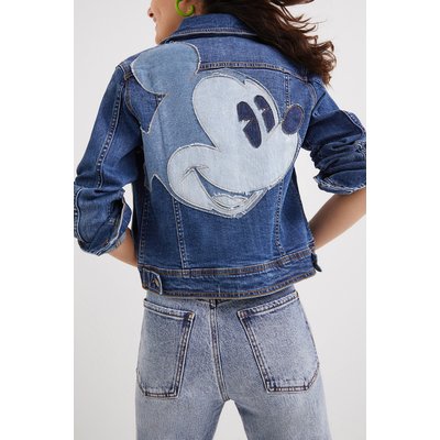 Veste en jean "biker" Mickey Mouse - BLUE - S DESIGUAL
