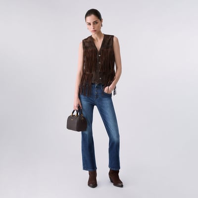 Jean bootcut avec boutons bijoux LIU JO
