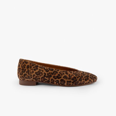 Ballerine cuir velours CAMILA MAISON TOUFET