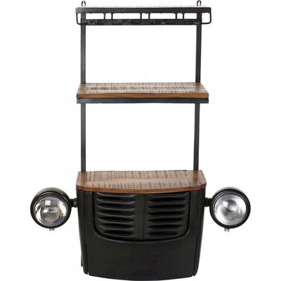 Porte-bouteilles en fer, style vintage RECOLLECTION