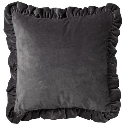 Housse de coussin Yara - Gris, 45x45 cm DUTCH DECOR