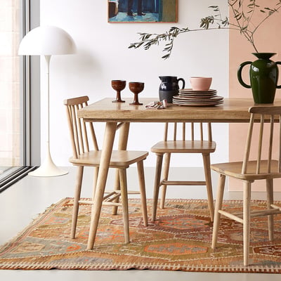 Metz Mango Wood 8 Seater Dining Table SWOON