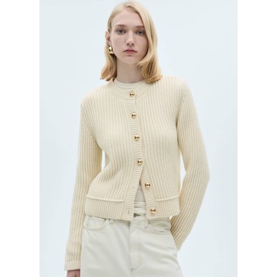 Cardigan maille boutons bijoux MANGO