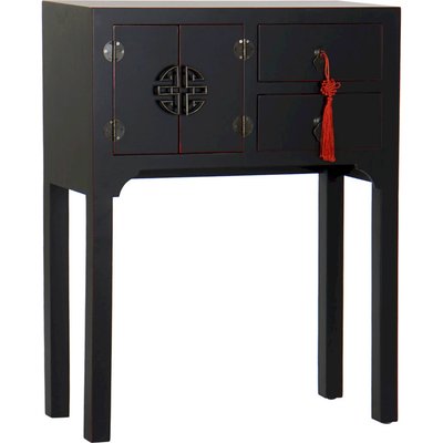 Console en bois avec rangement, Oriental masako RECOLLECTION